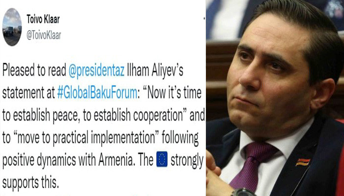 Арман Абовян: Интересные новости пришли сегодня «извне»