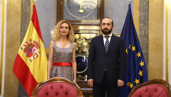 Арарат Мирзоян встретился с председателем Конгресса депутатов Испании Меричель Батет
