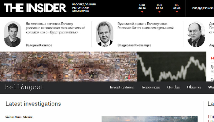 Bellingcat and The Insider declared undesirable organizations in Russia