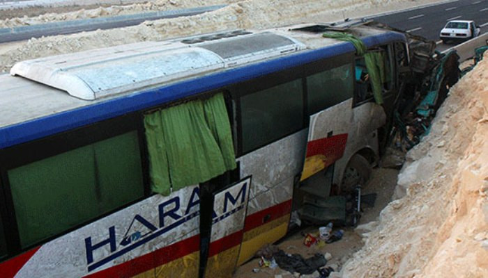 В Египте 22 человека погибли в результате ДТП с участием автобуса и грузовика