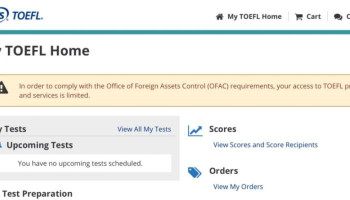 Пользователям с российским гражданством запретили сдавать экзамен по английскому на TOEFL