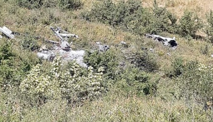 Արցախի բռնազավթված Տող գյուղում հակառակորդը հայտնաբերել է հայկական խոցված ուղղաթիռի մնացորդներ