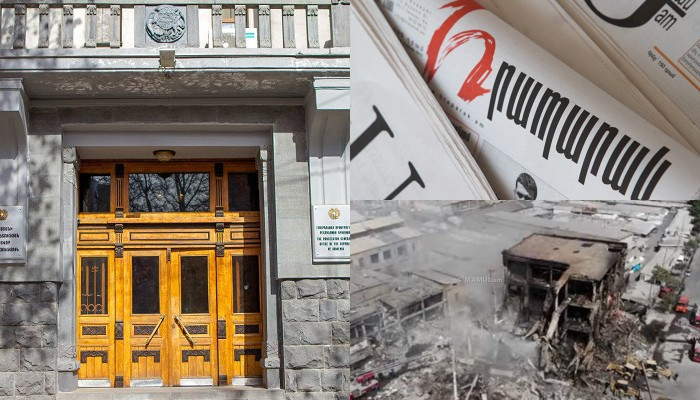 Гор Абрамян: По делу о взрыве в торговом центре «Сурмалу» обвиняемых нет