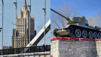 The Russian Foreign Ministry sent a note of protest to Estonia over the dismantling of the T-34 memorial tank