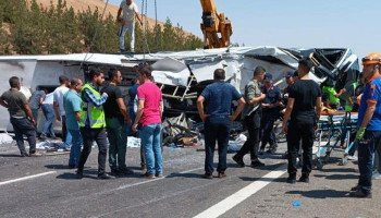 Turkey: 15 dead and 22 wounded in road accident involving bus, ambulance and firefighting truck