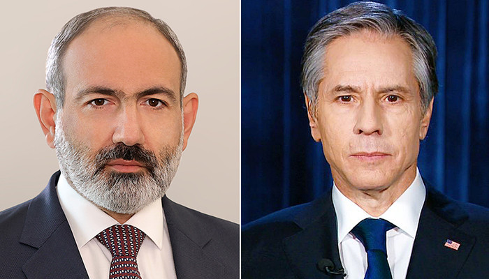 PM Pashinyan holds telephone conversation with US Secretary of State