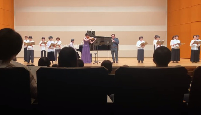 «Երևան-Էրեբունի» երգը՝ Ճապոնիայի Մինամիայձու քաղաքի երգչախմբի կատարմամբ