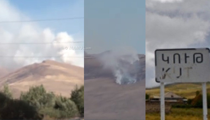 Ադրբեջանցիներն անիվները վառում, գլորում են գյուղի անտառները