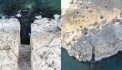Receding waters in Lake Van reveal rock-cut Urartian port