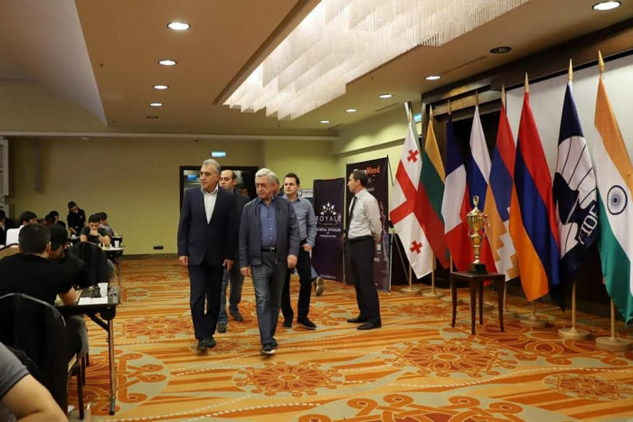 Serzh Sargsyan visited "ChessMood Open" international tournament