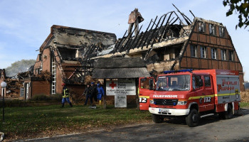 В Германии сгорело общежитие для украинских беженцев. Основная версия – поджог