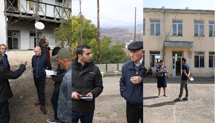 Արցախի ՄԻՊ ներկայացուցիչներն այցելել են Մարտունու և Ասկերանի շրջանի համայնքներ