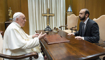The meeting of the Minister of Foreign Affairs of the Republic of Armenia and the Holy Pontiff of Rome