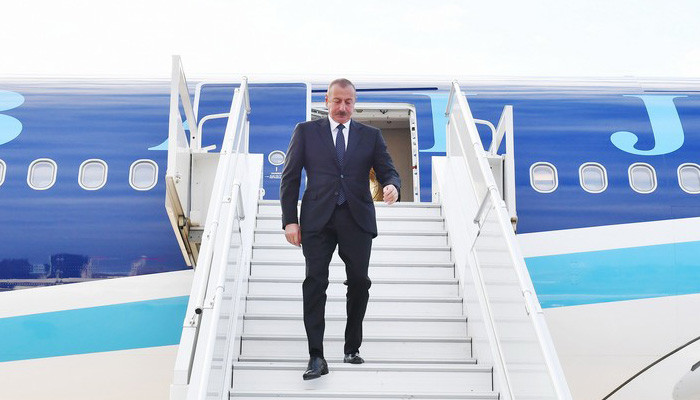 Ильхам Алиев прибыл в Сочи