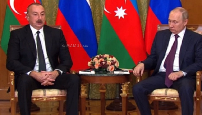 Алиев Путину: Карабахский конфликт - это история, тут обсуждать нечего