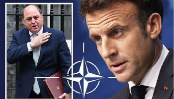 Fury as 'anglophobic' Macron seeks to veto Ben Wallace for major NATO role