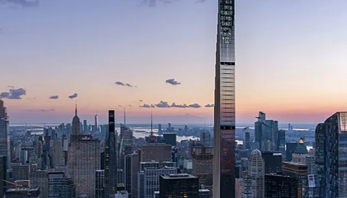 The world's skinniest skyscraper is now complete — and its interiors are remarkable