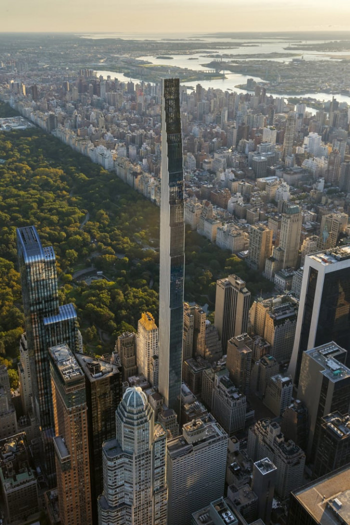 The world's skinniest skyscraper is now complete — and its interiors are remarkable