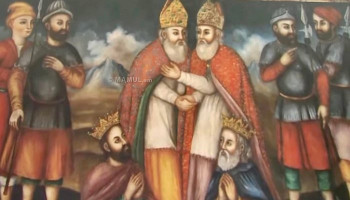 Առաջին երկու քրիստոնյա արքաների հանդիպումը և դաշինքը. նոր ցուցադրություն Մատենադարանում