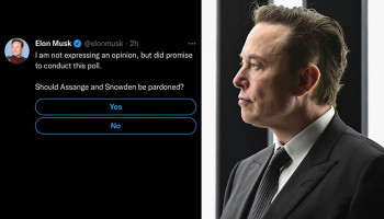 Musk polles Twitter users on whether Assange and Snowden should be pardoned