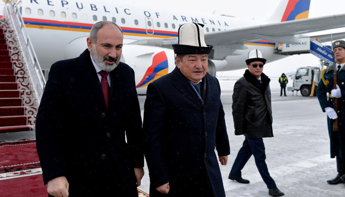 В Бишкек прибыл премьер-министр Армении Никол Пашинян