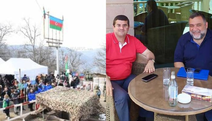 Ադրբեջանցի ցուցարարները պահանջում են Վարդանյանի և Հարությունյանի հեռացումը