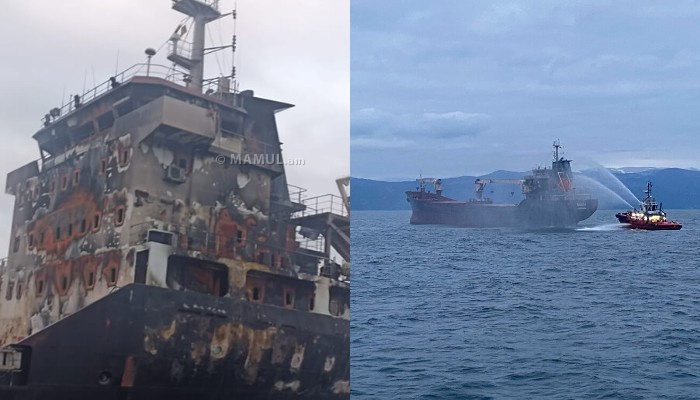 Captain Presumed Dead After Cargo Ship Burns off Turkey
