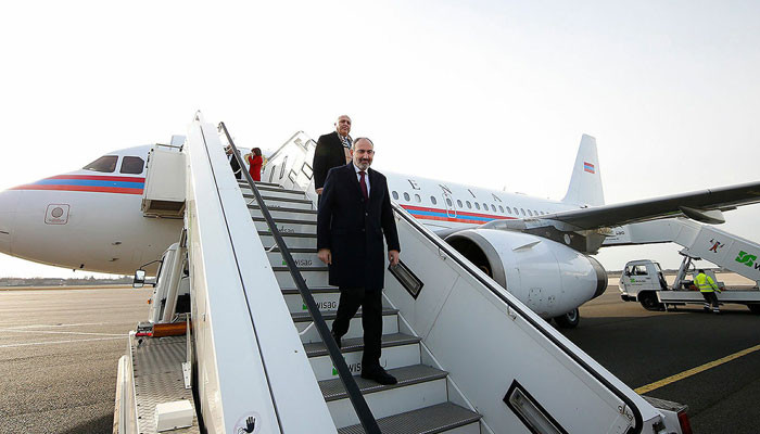Премьер-министр Пашинян с рабочим визитом отбыл в РФ