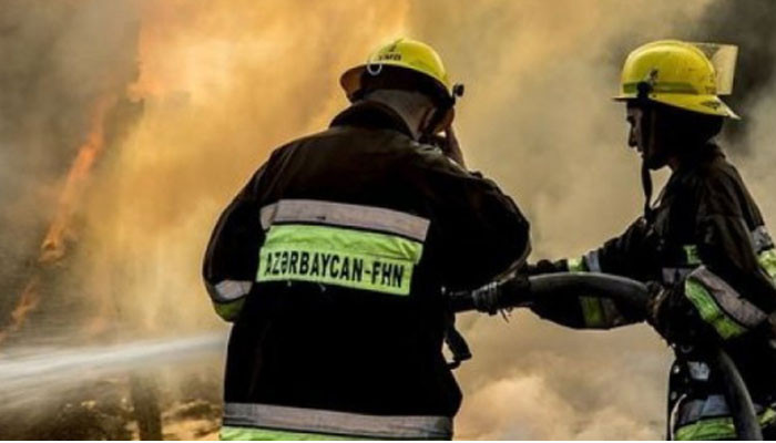 Пожар на заводе по переработке золота в Кедабеке