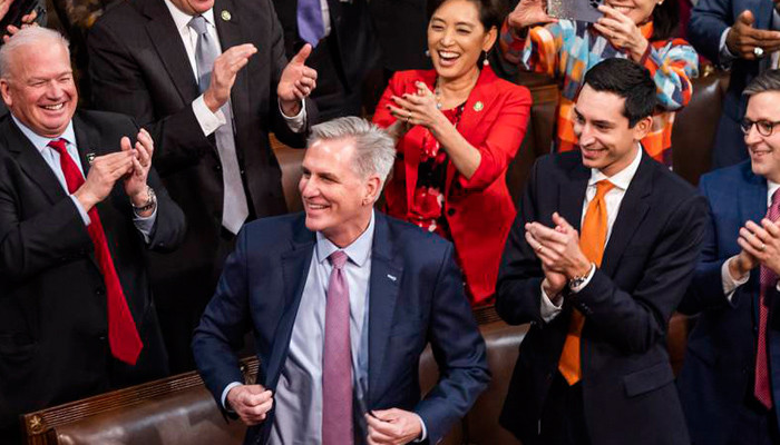 Kevin McCarthy elected US House Speaker at 15th attempt