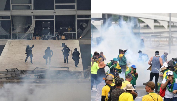 В Бразилии сторонники Болсонару штурмовали президентский дворец, парламент и Верховный суд