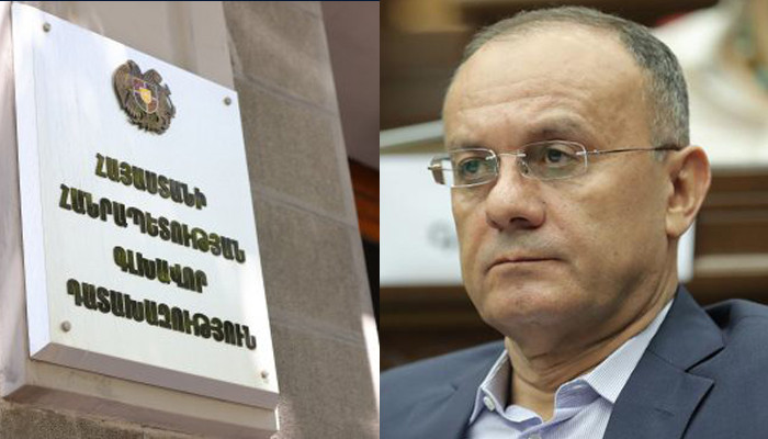 Генпрокурор Армении представила спикеру НС три ходатайства в отношении Сейрана Оганяна