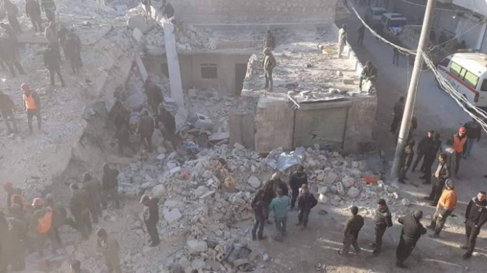 10 killed in building collapse in Syria