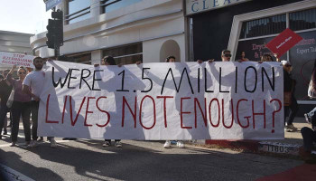 «1.5 մլն հայերը բավական չէի՞ն». բողոքի ակցիա՝ Լոս Անջելեսում