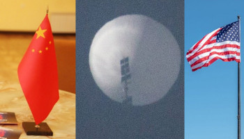 The Chinese balloon flying high over the US and suspected to be a spy device is a research balloon gone astray