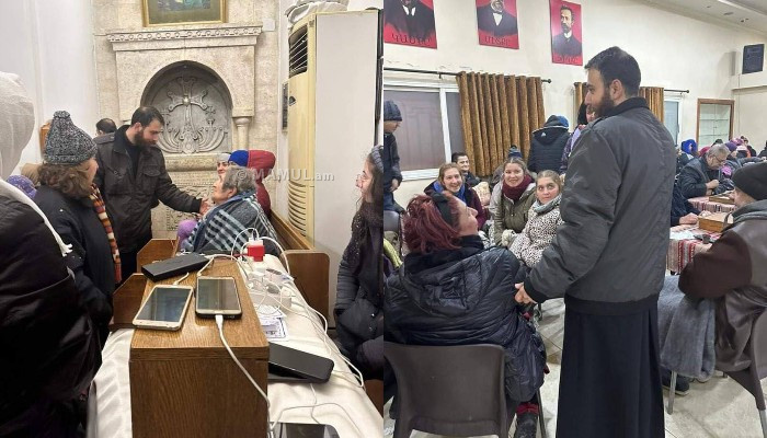 Երկրաշարժից տուժածներին ապաստան են տվել Հալեպի հայկական եկեղեցում
