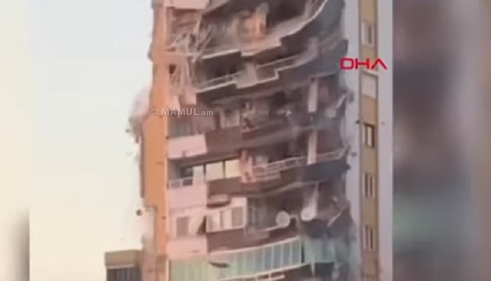 Թուրքիայում երկրաշարժից հետո էլ շենքերը շարունակում են քանդվել
