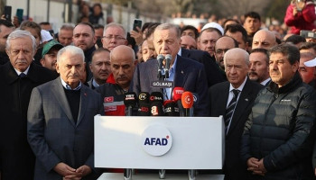 Erdoğan Adıyaman Gölbaşı'nda deprem bölgesinde konuştu