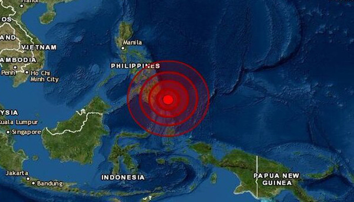 Сильное землетрясение произошло на Филиппинах