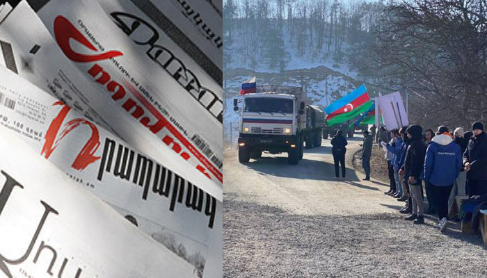 «Грапарак»: Чем дольше длится блокада, тем больше растет желание у российских миротворцев заработать за счет жителей Арцаха