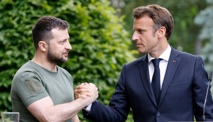 "I thanked France for comprehensive and effective support of Ukraine," - Zelensky had conversation with Macron