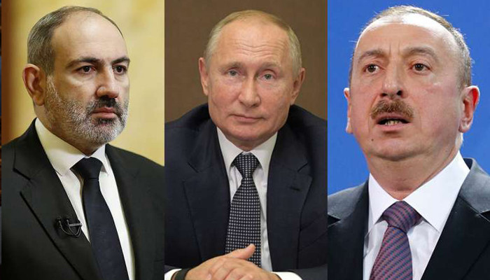 Песков: Путин не планирует бесед с Пашиняном и Алиевым