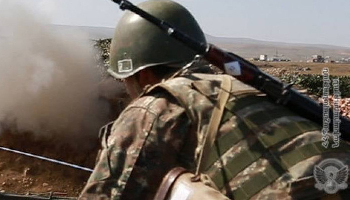 ВС Азербайджана применяют миномет также в направлении армянских позиций на участке Сотка