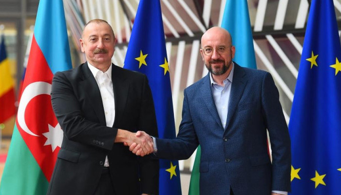 В Брюсселе завершилась двусторонняя встреча президента Азербайджана с президентом Совета ЕС