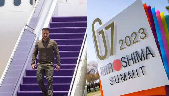 Ukrainian president arrives in Japan for G7 summit