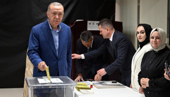 Cumhurbaşkanı Erdoğan, Cumhurbaşkanı Seçimi'nin ikinci turunda oyunu İstanbul'da kullandı
