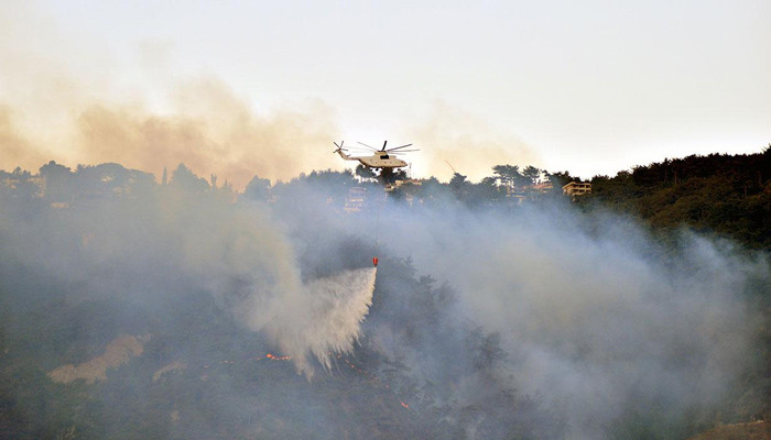 3 ilde dün başlayan orman yangınları kontrol altına alınamadı