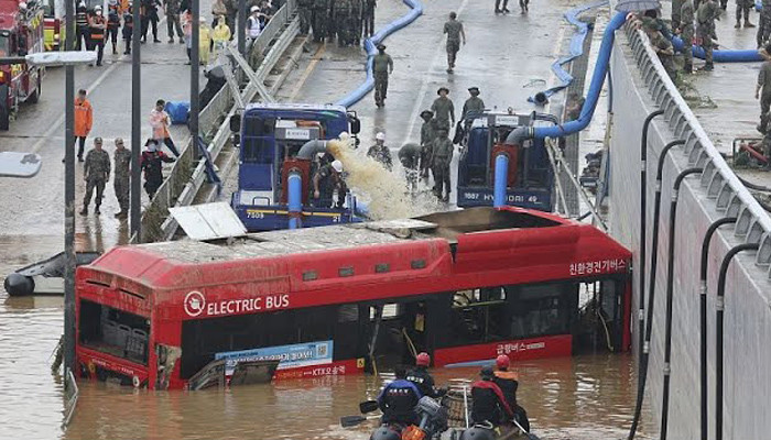 Հարավային Կորեայում ջրհեղեղի զոհերի թիվը հասել է 40-ի