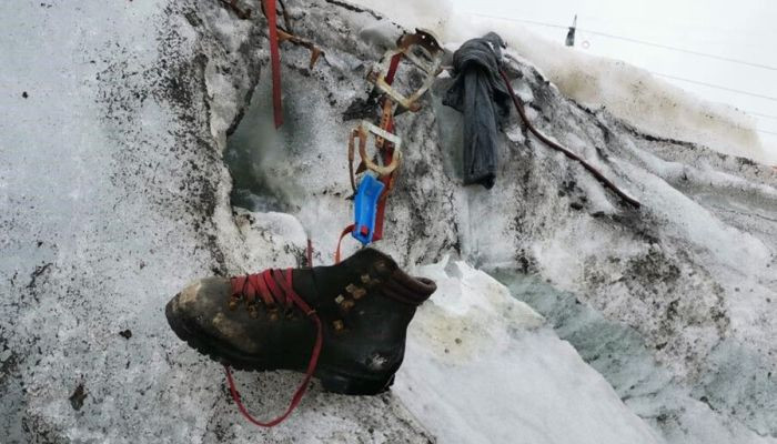 Тело пропавшего 40 лет назад альпиниста нашли в оттаявшем леднике в Швейцарии