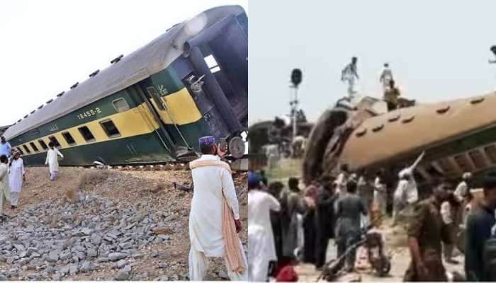 В Пакистане 15 человек погибли при сходе поезда с рельсов